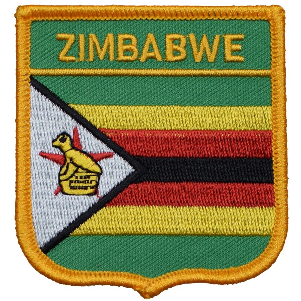 Zimbabwe Embroidered Patch — Iron On 2.75"