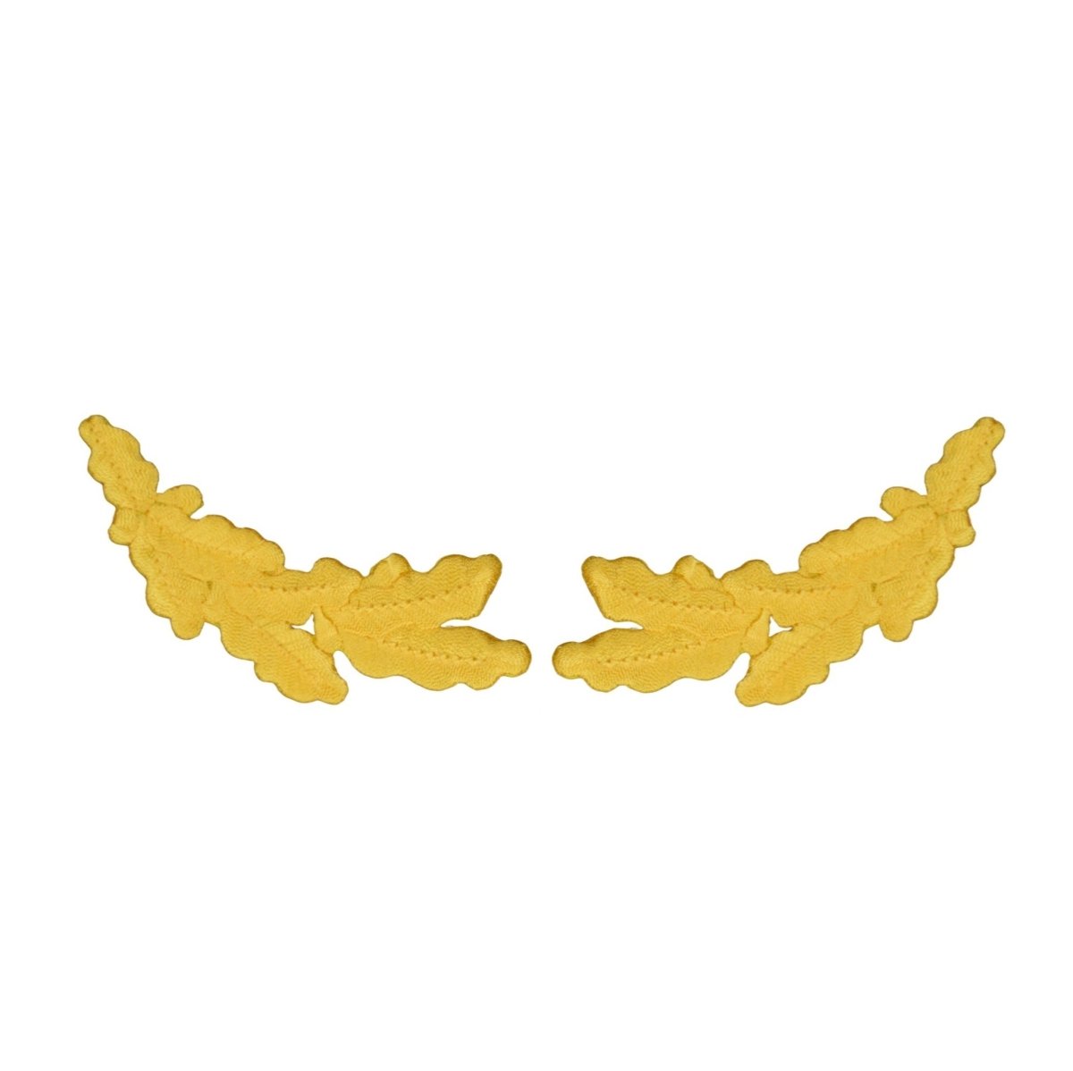 Yellow Scrambled Eggs Embroidered Patch Set — Iron On 3.75"