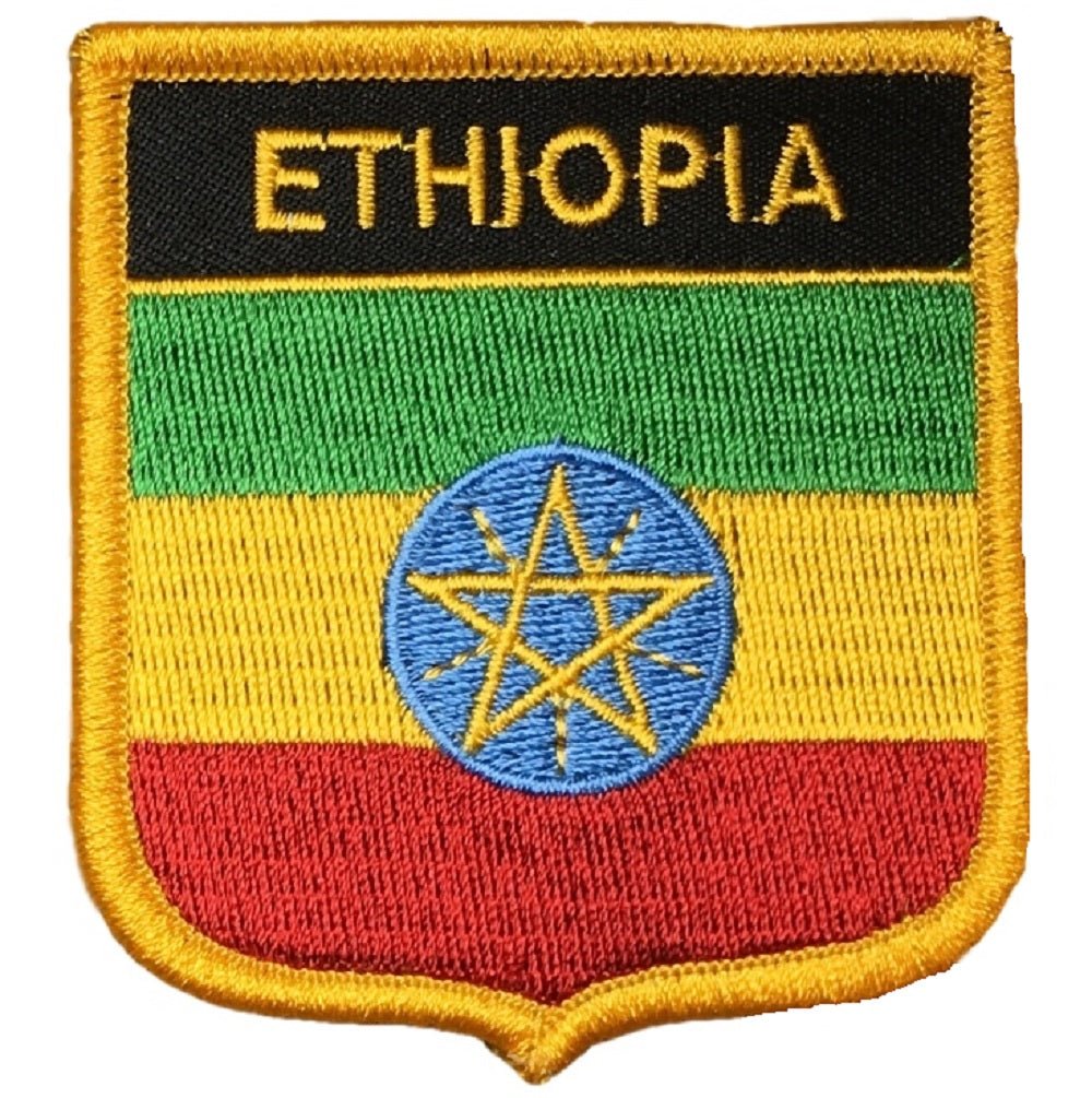 Ethiopia Embroidered Patch — Iron On 2.75"