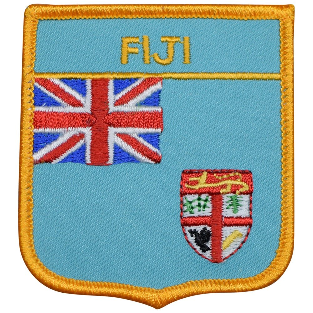 Fiji Embroidered Patch — Iron On 2.75"