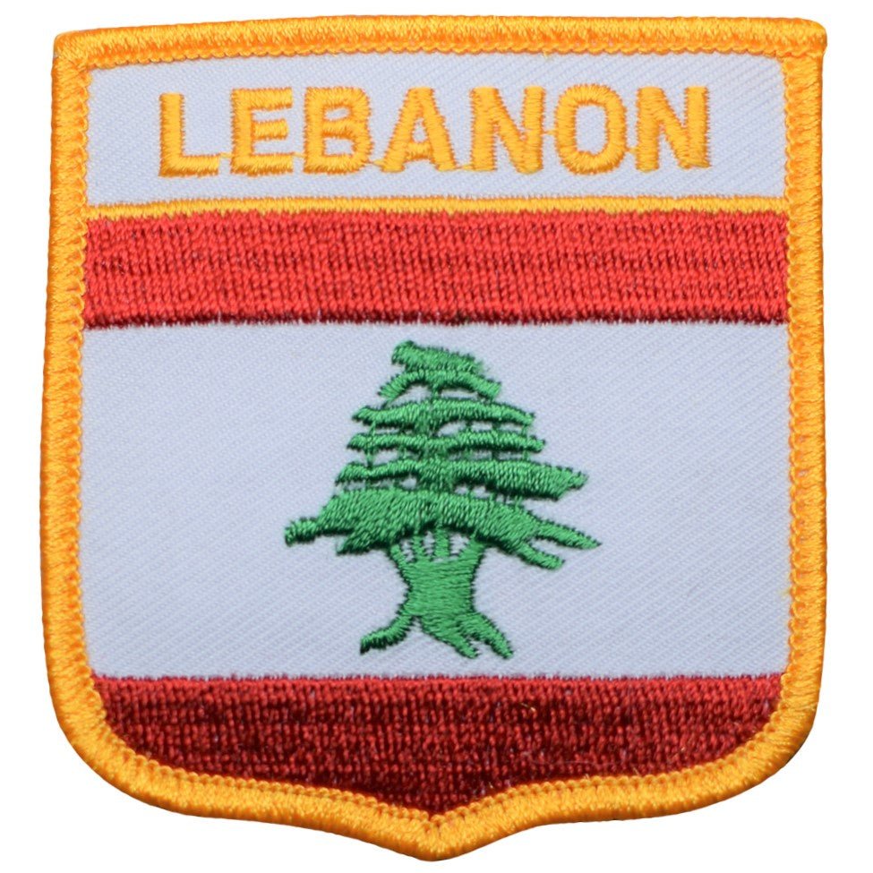 Lebanon Embroidered Patch — Iron On 2.75"