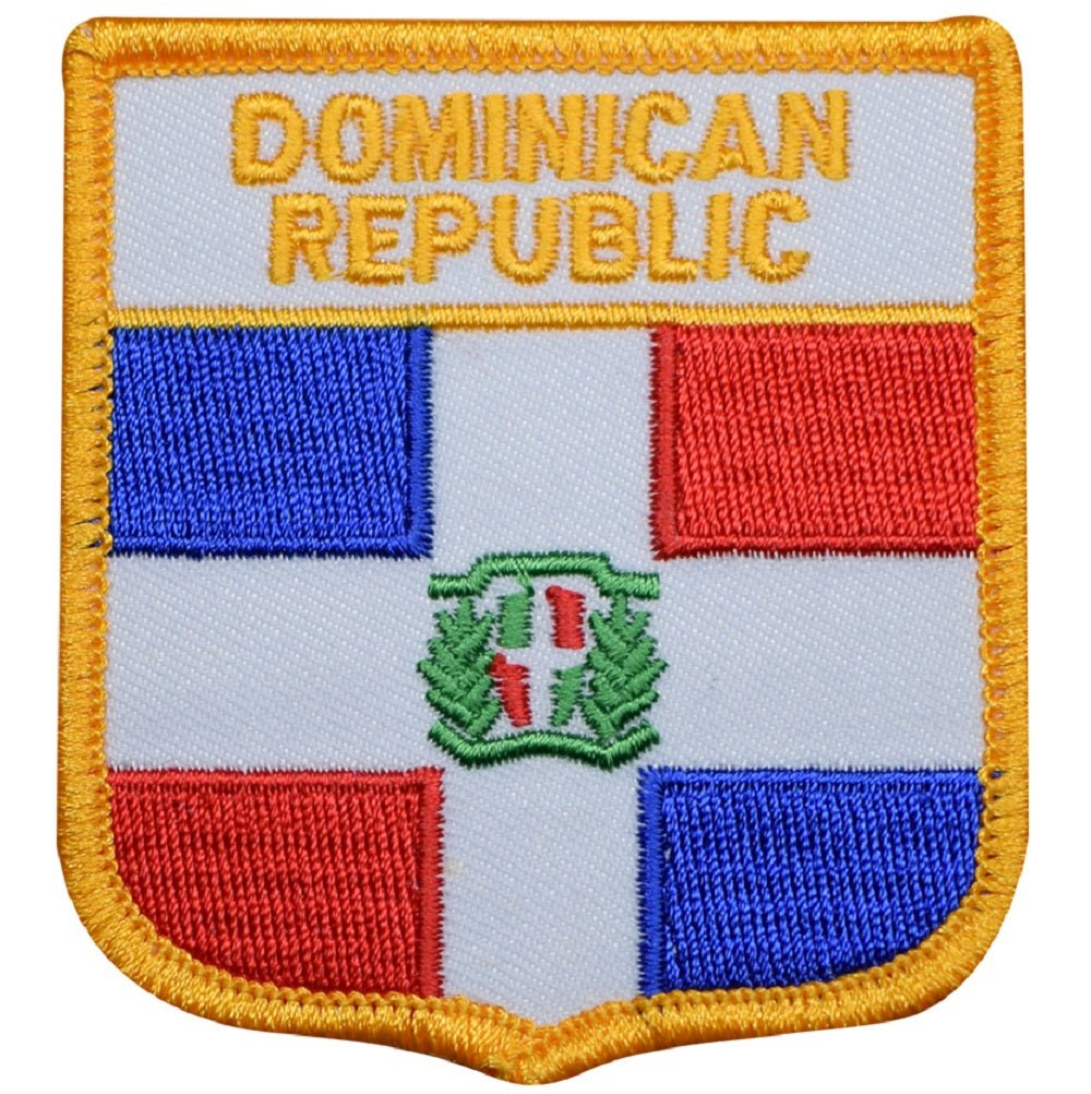 Dominican Republic Embroidered Patch — Iron On 2.75"