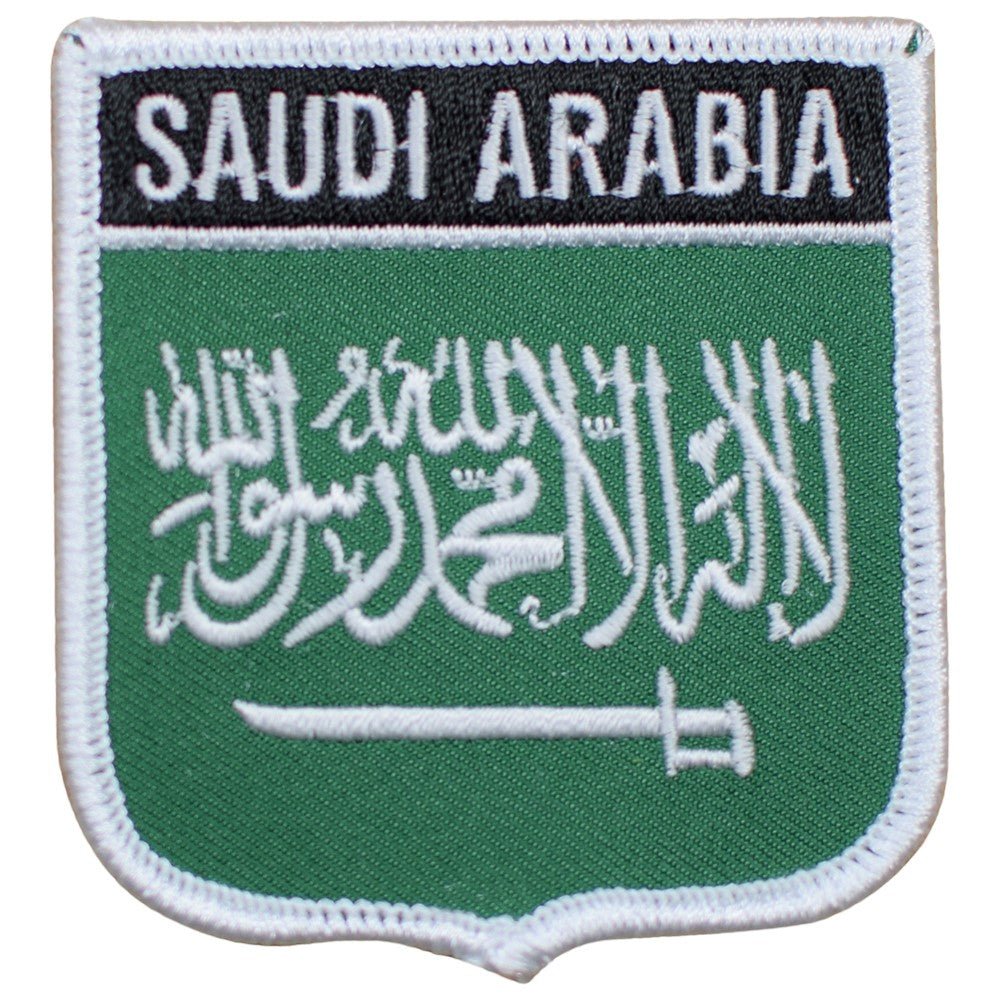 Saudi Arabia Embroidered Patch — Iron On 2.75"