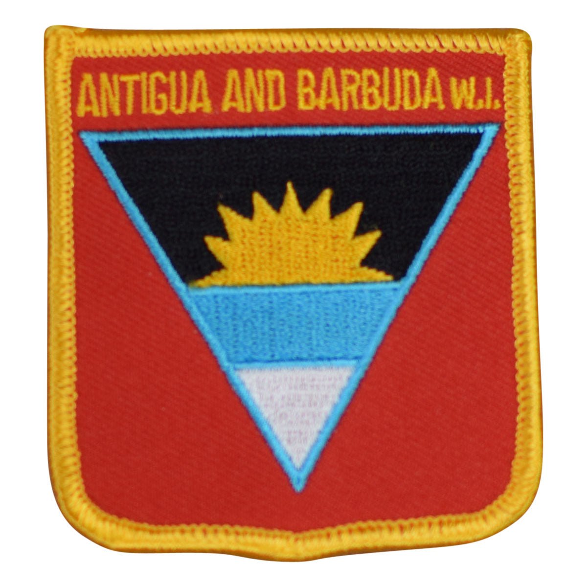 Antigua and Barbuda Embroidered Patch — Iron On 2.75"