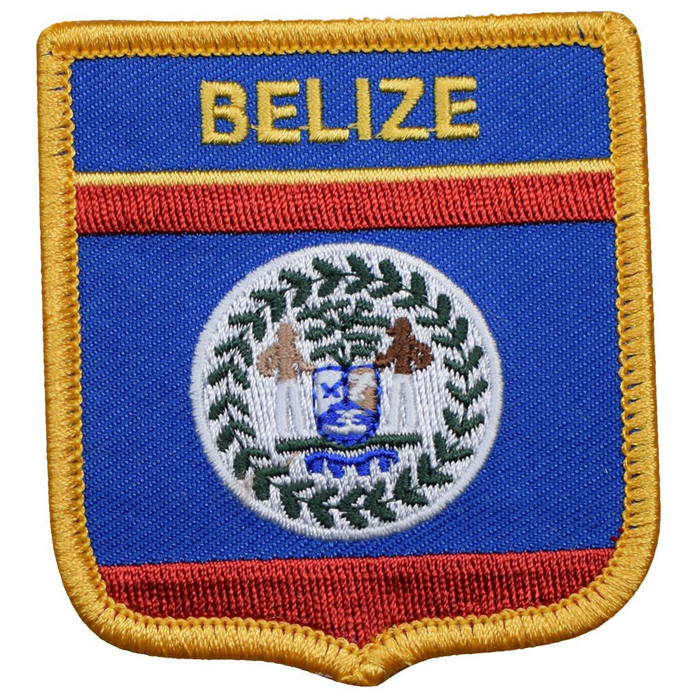 Belize Embroidered Patch — Iron On 2.75"