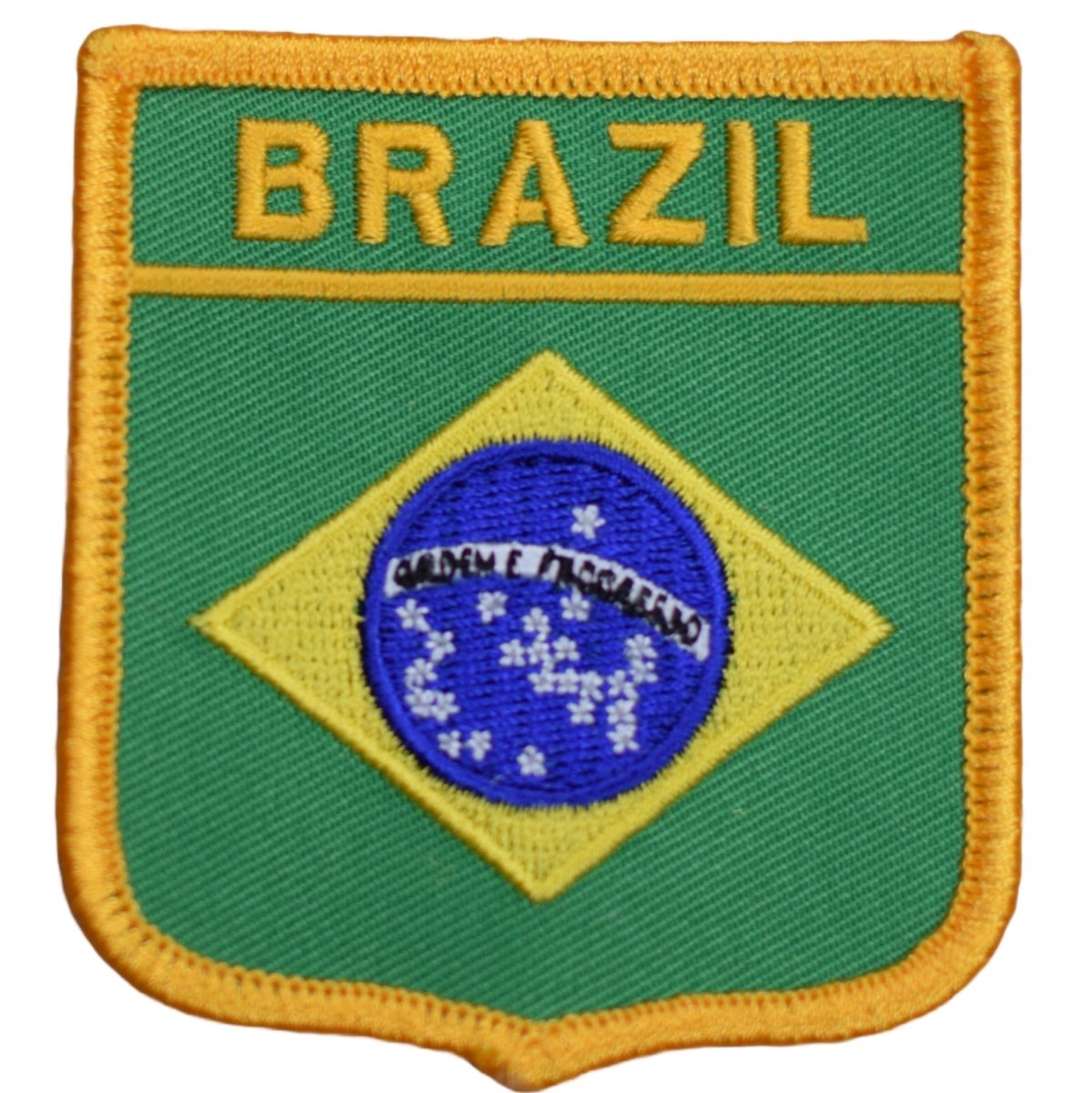 Brazil Embroidered Patch — Iron On 2.75"