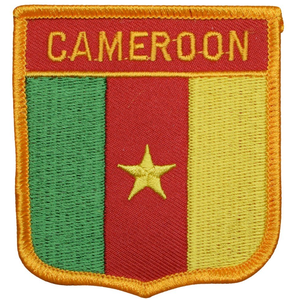 Cameroon Embroidered Patch — Iron On 2.75"