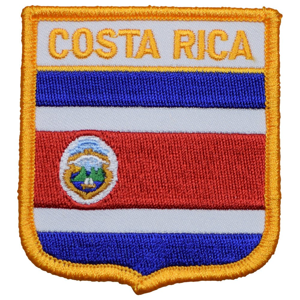 Costa Rica Embroidered Patch — Iron On 2.75"