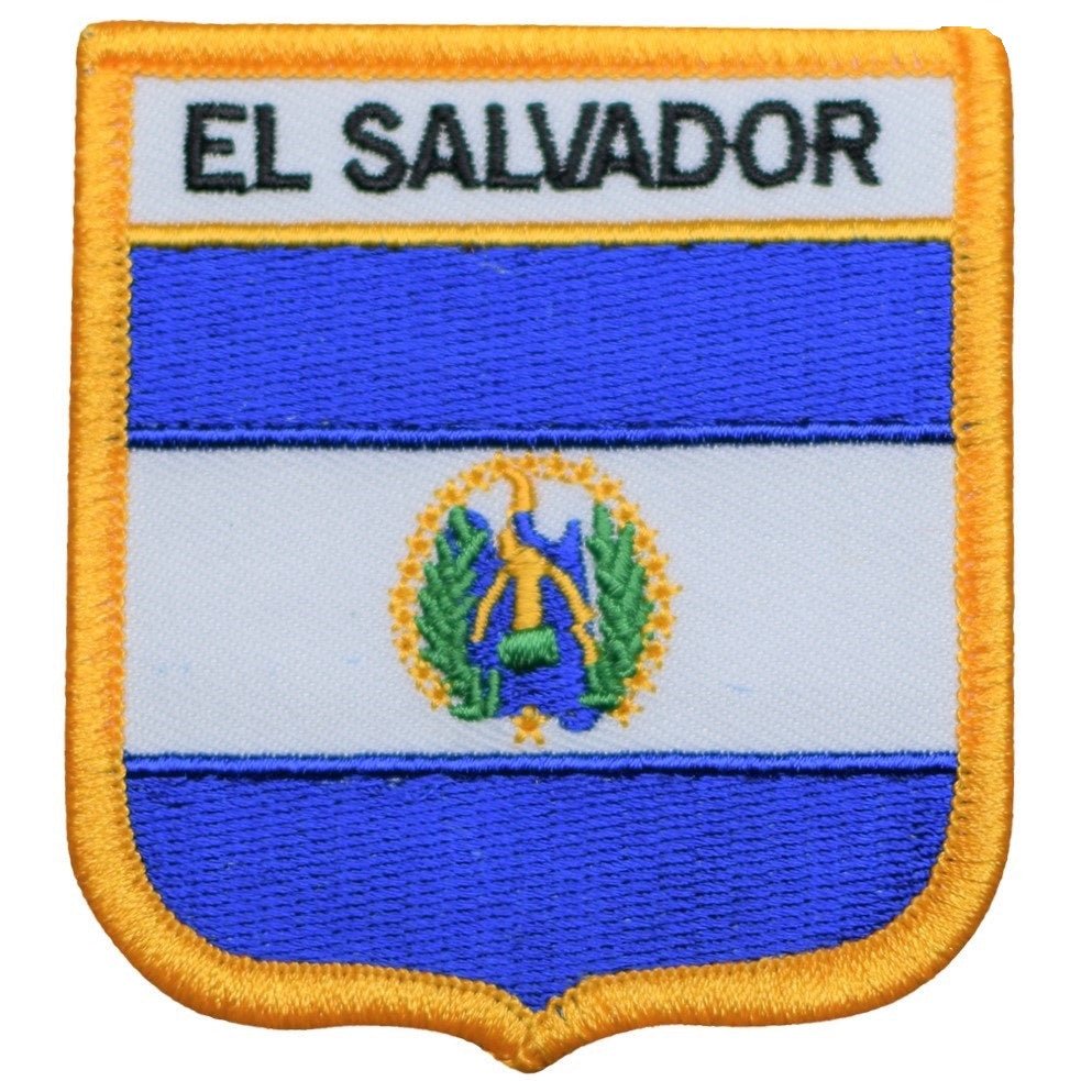 El Salvador Embroidered Patch — Iron On 2.75"