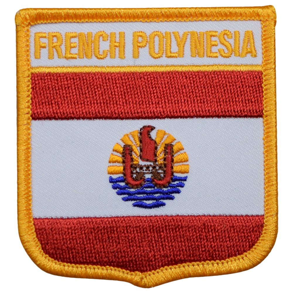 French Polynesia Embroidered Patch — Iron On 2.75"