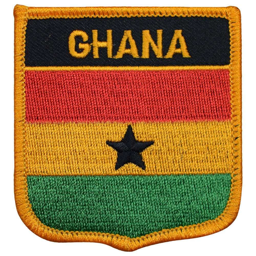 Ghana Embroidered Patch — Iron On 2.75"
