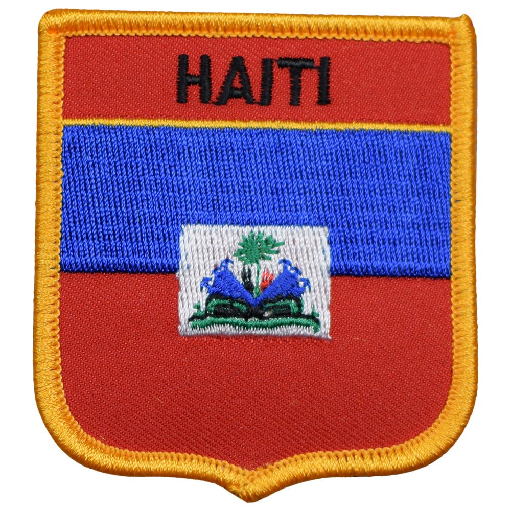 Haiti Embroidered Patch — Iron On 2.75"