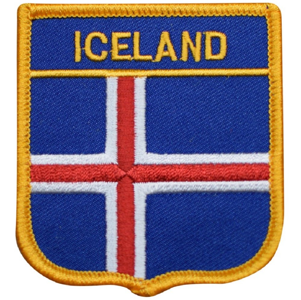 Iceland Embroidered Patch — Iron On 2.75"