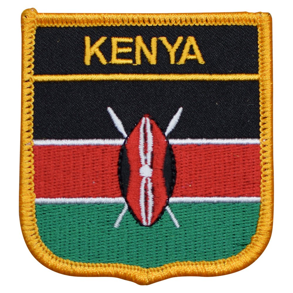 Kenya Embroidered Patch — Iron On 2.75"