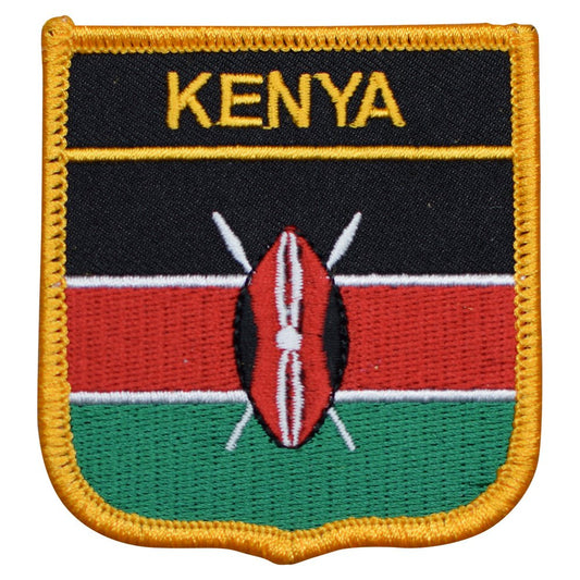 Kenya Embroidered Patch — Iron On 2.75"