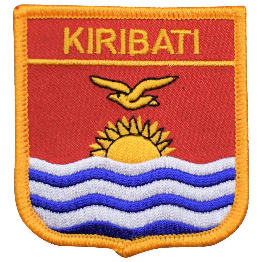 Kiribati Embroidered Patch — Iron On 2.75"