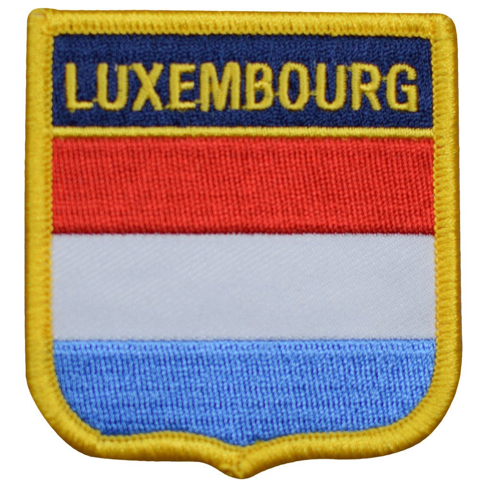 Luxembourg Embroidered Patch — Iron On 2.75"