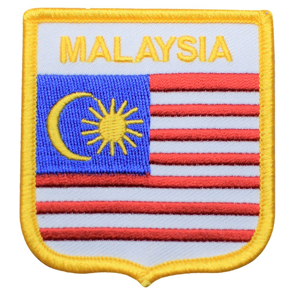 Malaysia Embroidered Patch — Iron On 2.75"