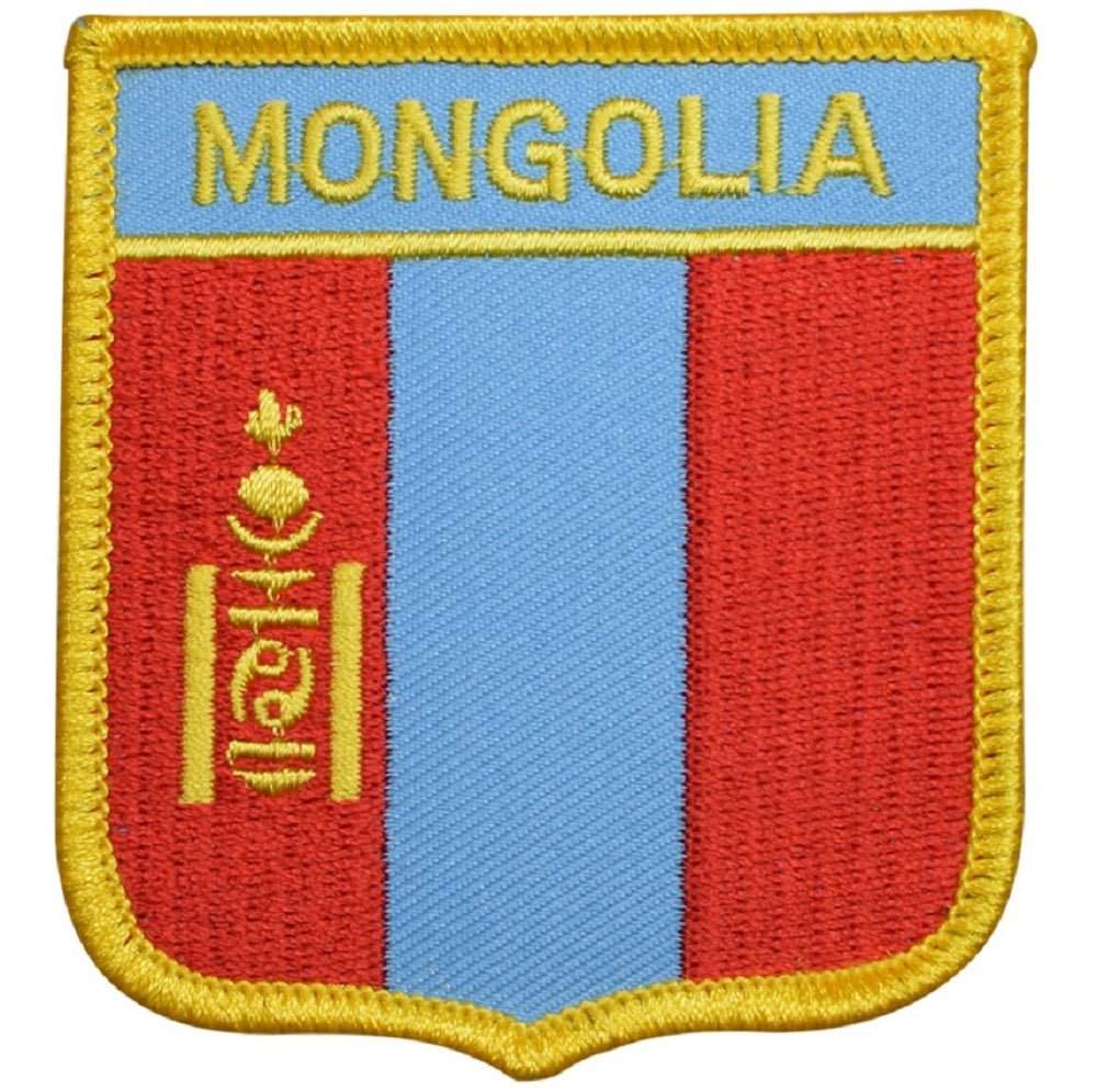 Mongolia Embroidered Patch — Iron On 2.75"