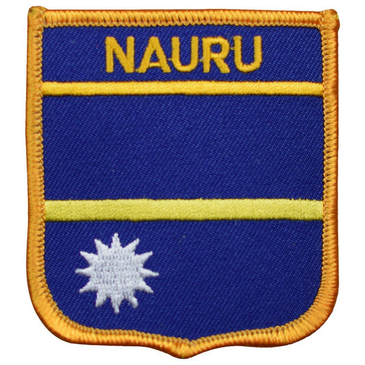 Nauru Embroidered Patch — Iron On 2.75"