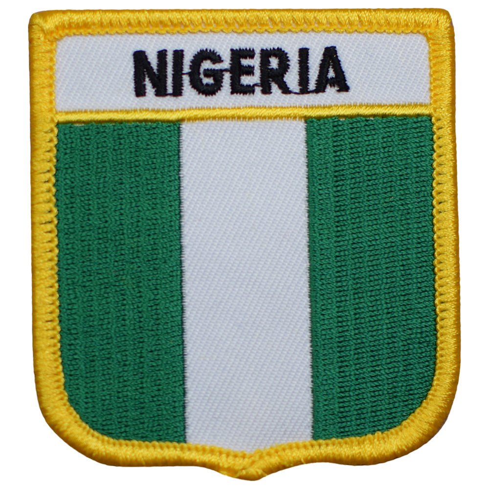 Nigeria Embroidered Patch — Iron On 2.75"