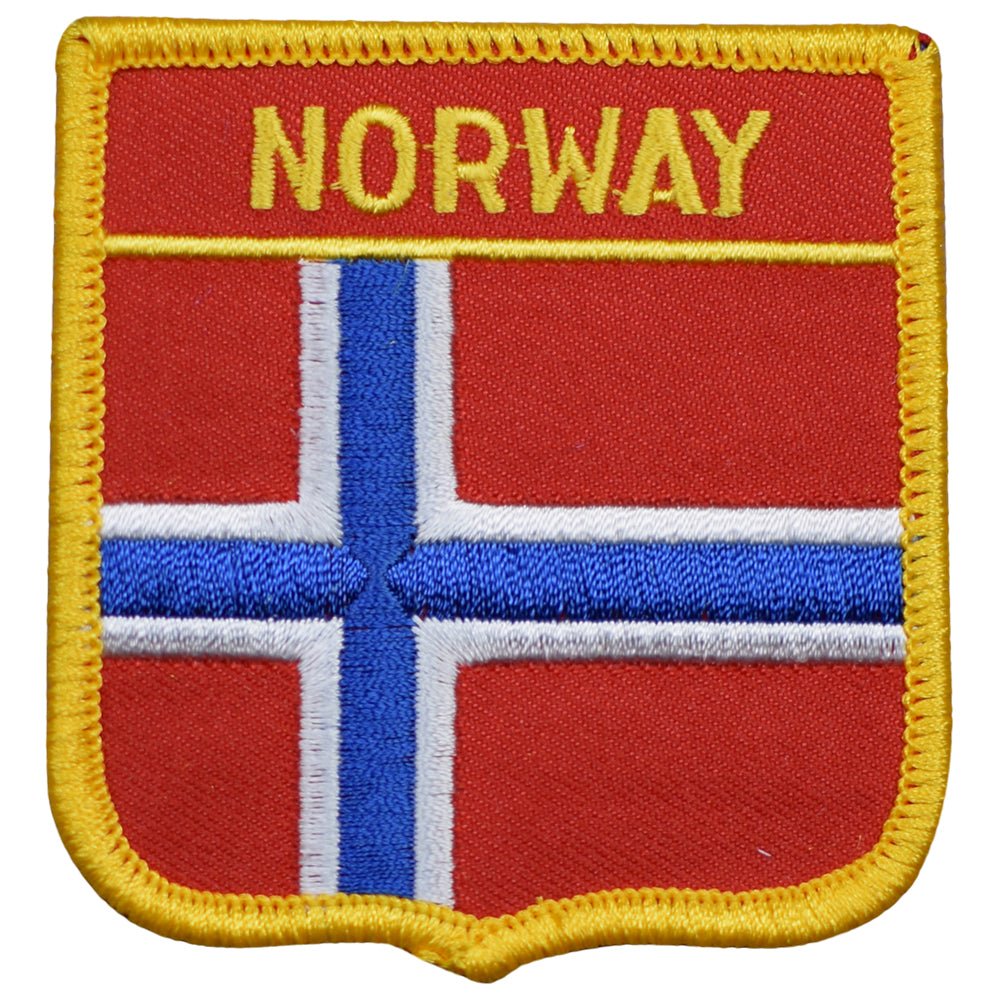 Norway Embroidered Patch — Iron On 2.75"