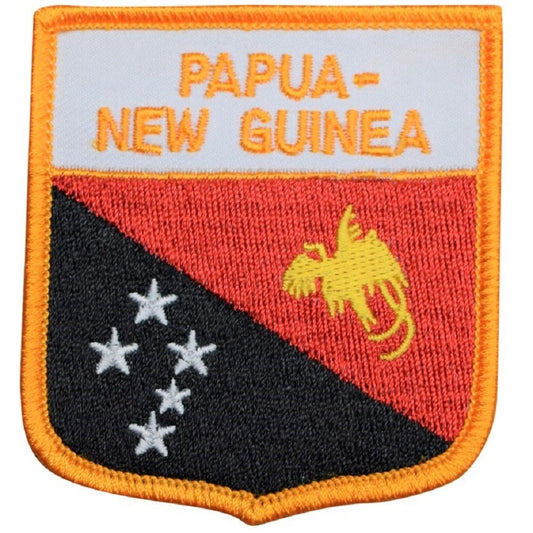 Papua New Guinea Embroidered Patch — Iron On 2.75"