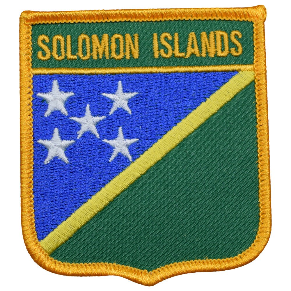 Solomon Islands Embroidered Patch — Iron On 2.75"