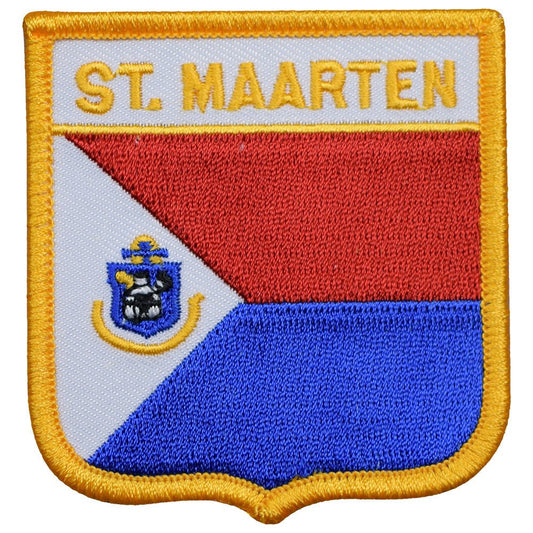 St. Maarten Embroidered Patch — Iron On 2.75"