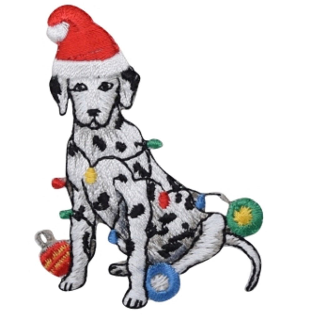 Dalmatian Embroidered Patch — Iron On 2-5/8"