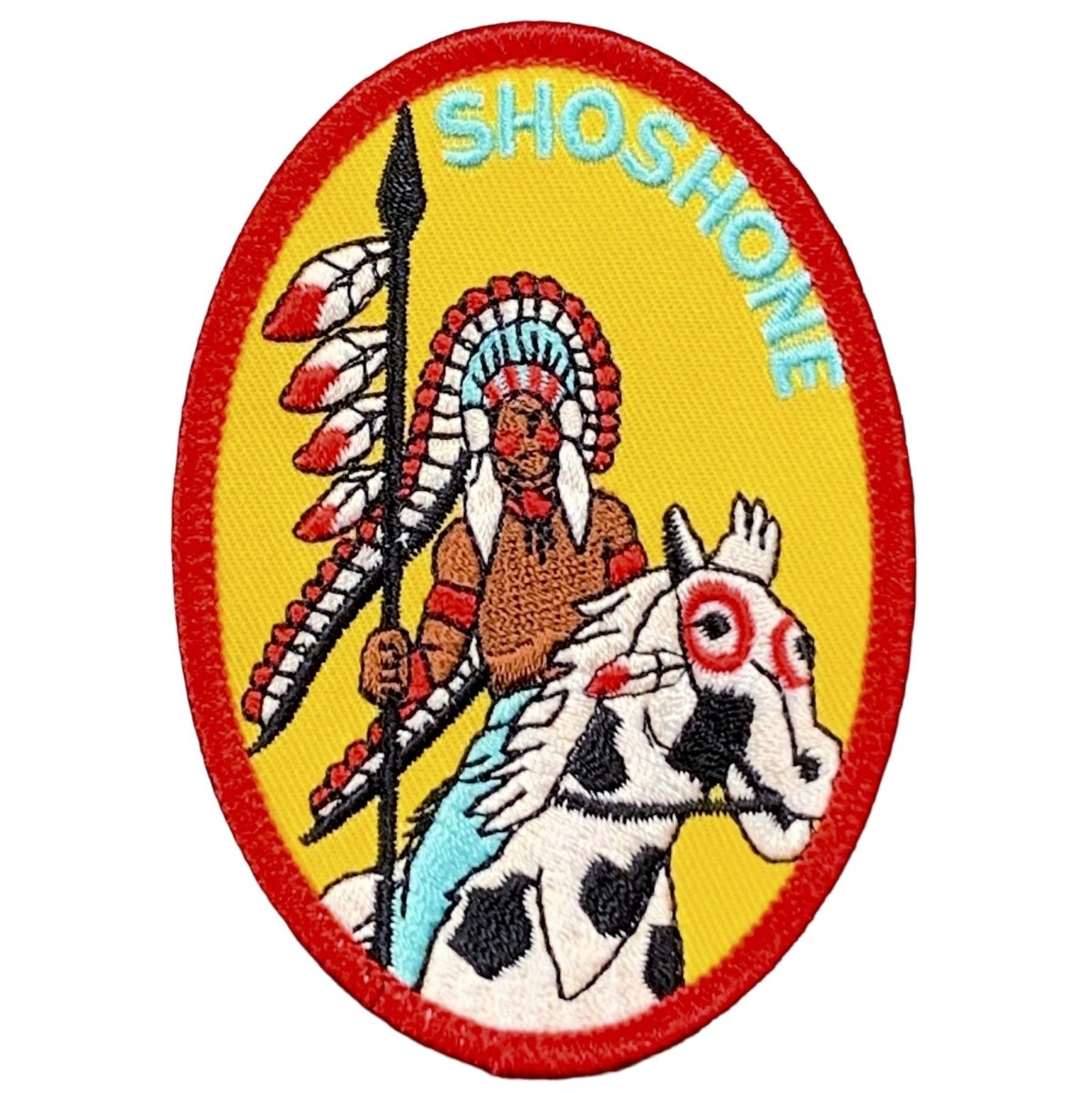 Shoshone Embroidered Patch — Iron On 3.5"