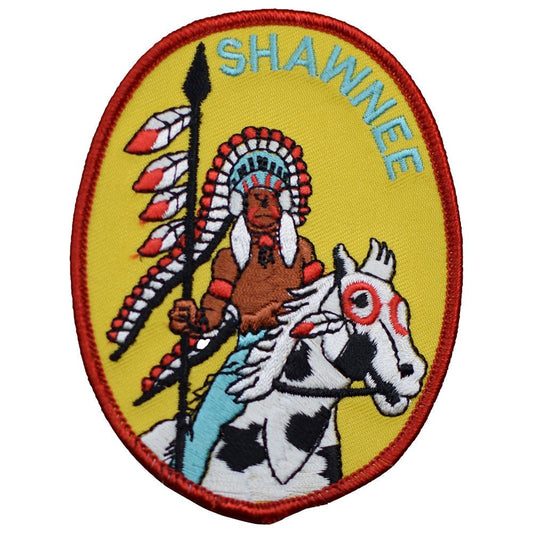 Shawnee Embroidered Patch — Iron On 3-7/8"