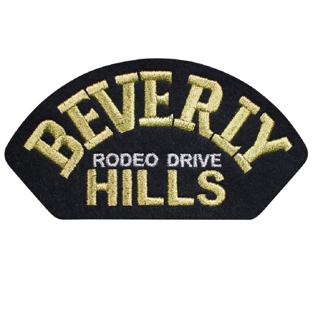 Beverly Hills Embroidered Patch — California Badge — Iron On 4.75"