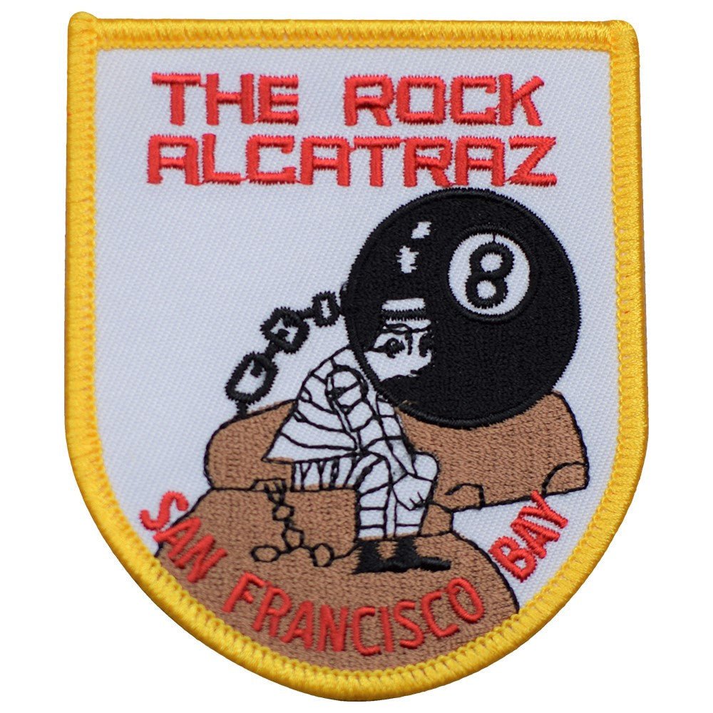 Alcatraz Embroidered Patch — Iron On 3-3/8"