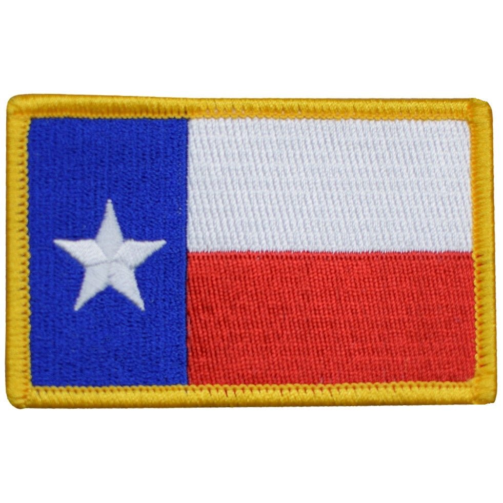 Texas Embroidered Patch — Iron On 3-3/8"