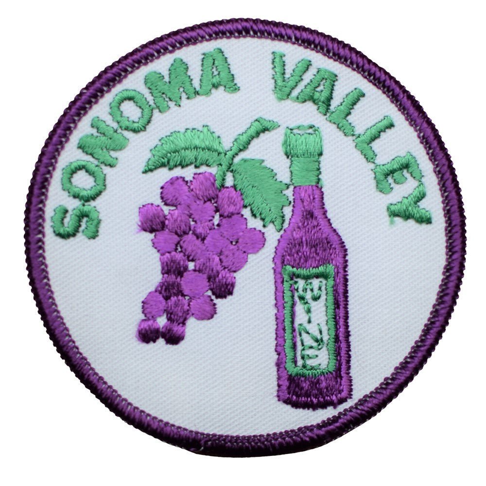 Vintage Sonoma Embroidered Patch — Sew On 3"