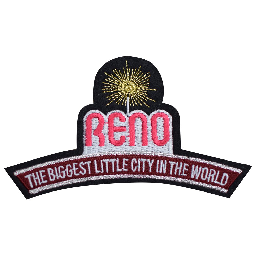 Reno Embroidered Patch — Iron On 4-3/8"