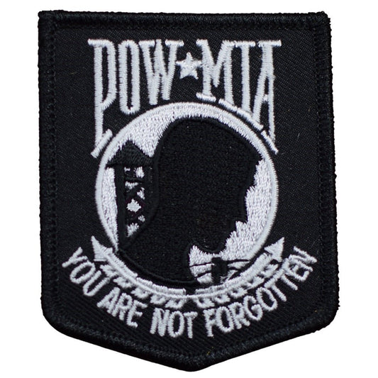 POW MIA Embroidered Patch — Iron On 3"