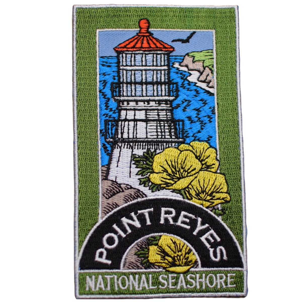 Point Reyes National Seashore Embroidered Patch — Iron On 4.75"