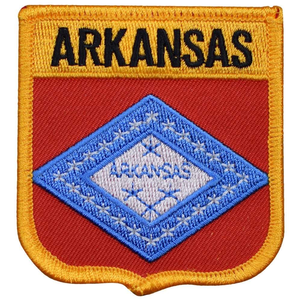 Arkansas Embroidered Patch — Iron On 2.75"