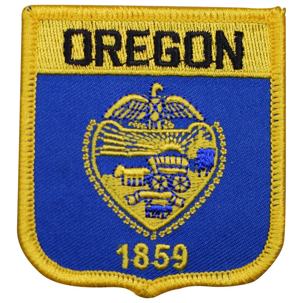 Oregon State Embroidered Patch — Iron On 2.75"