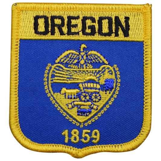 Oregon State Embroidered Patch — Iron On 2.75"