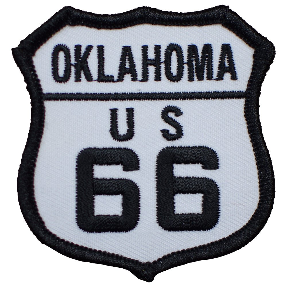 Oklahoma Embroidered Patch — ok 66 — Iron On 2.5"