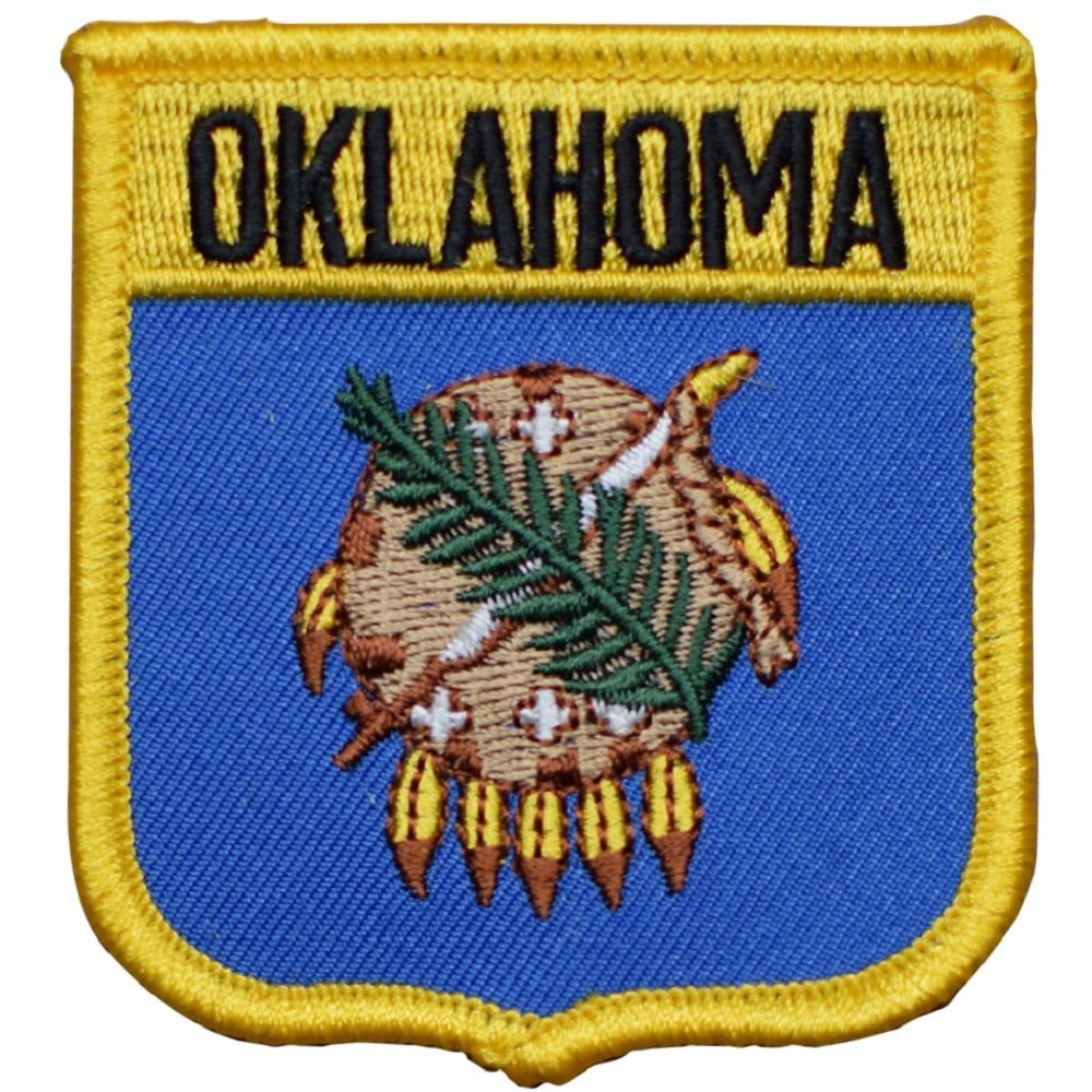 Oklahoma State Embroidered Patch — Iron On 2.75"