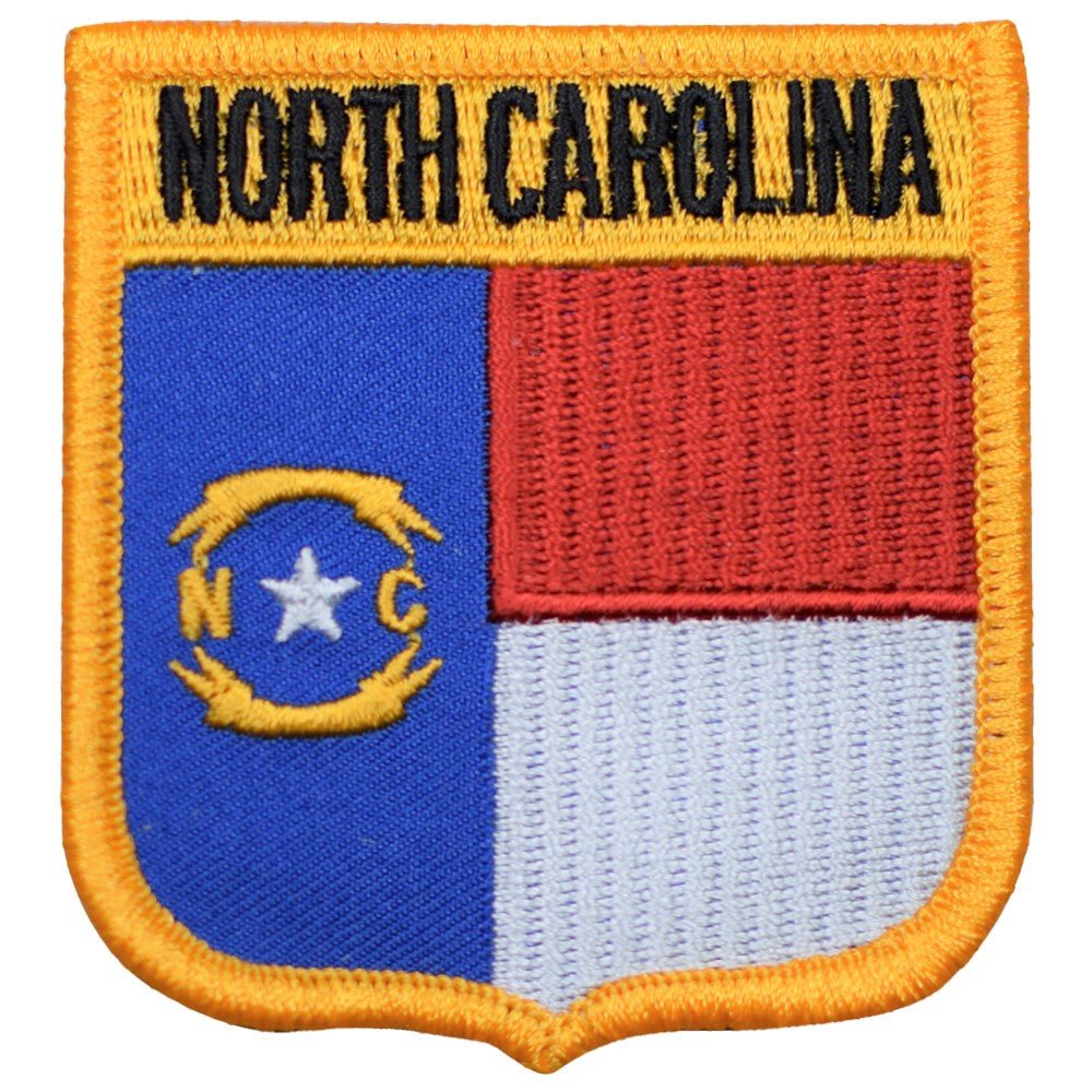 North Carolina State Embroidered Patch — Iron On 2.75"