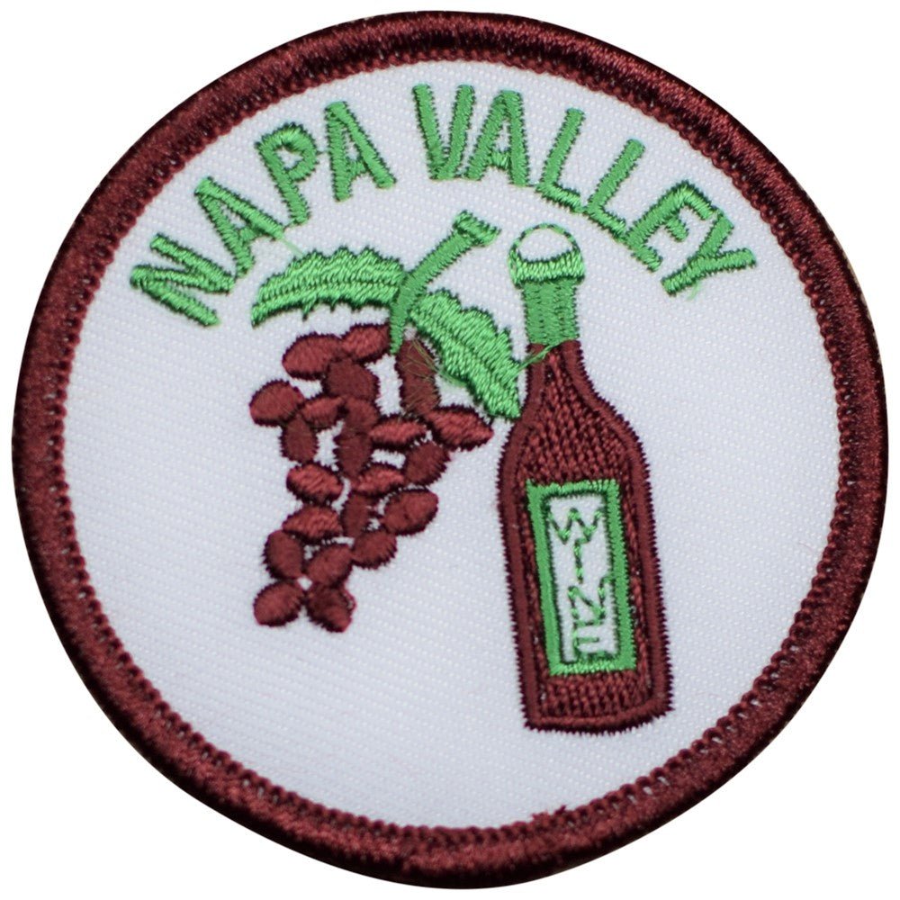 Napa Valley Embroidered Patch — Iron On 2.5"