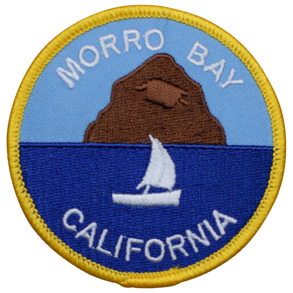 Morro Bay Embroidered Patch — Iron On 3"