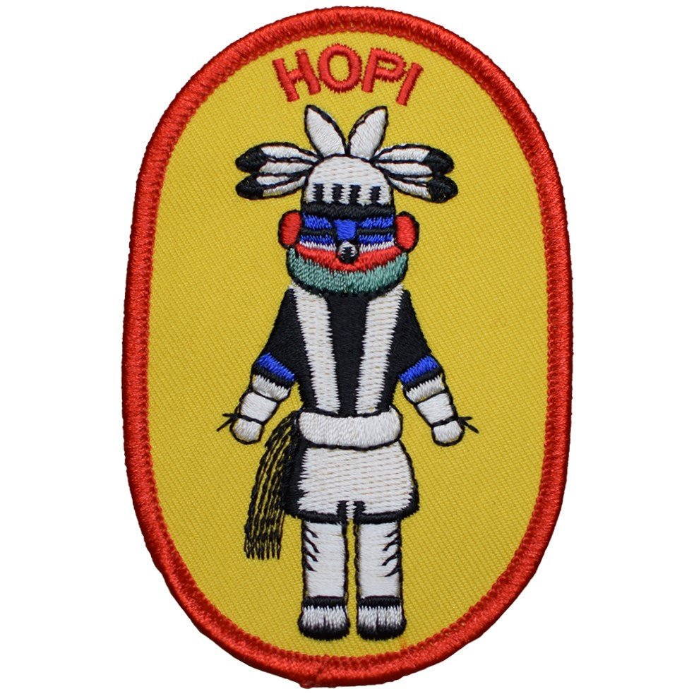 Hopi Embroidered Patch — Iron On 3.75"
