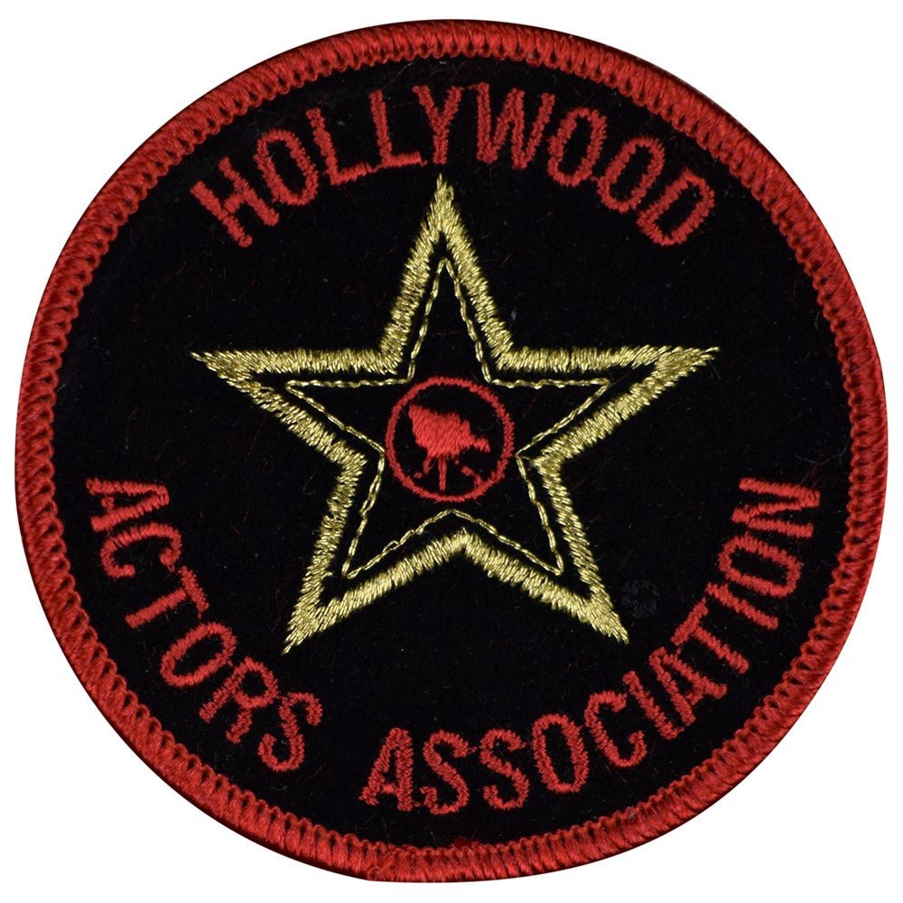 Hollywood Actors Association Embroidered Patch — Iron On 3"