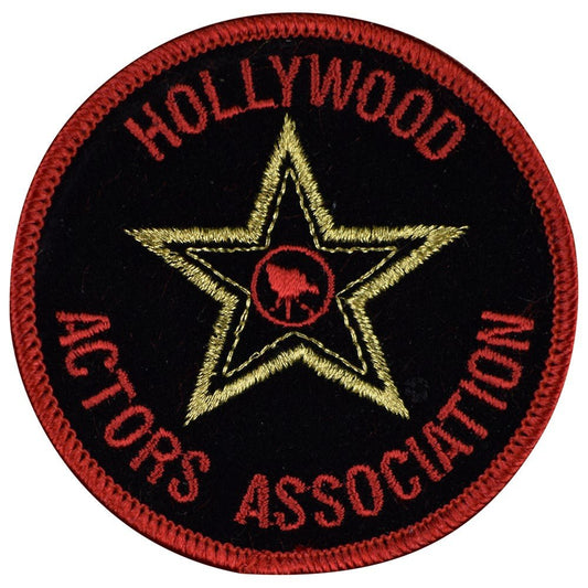 Hollywood Actors Association Embroidered Patch — Iron On 3"